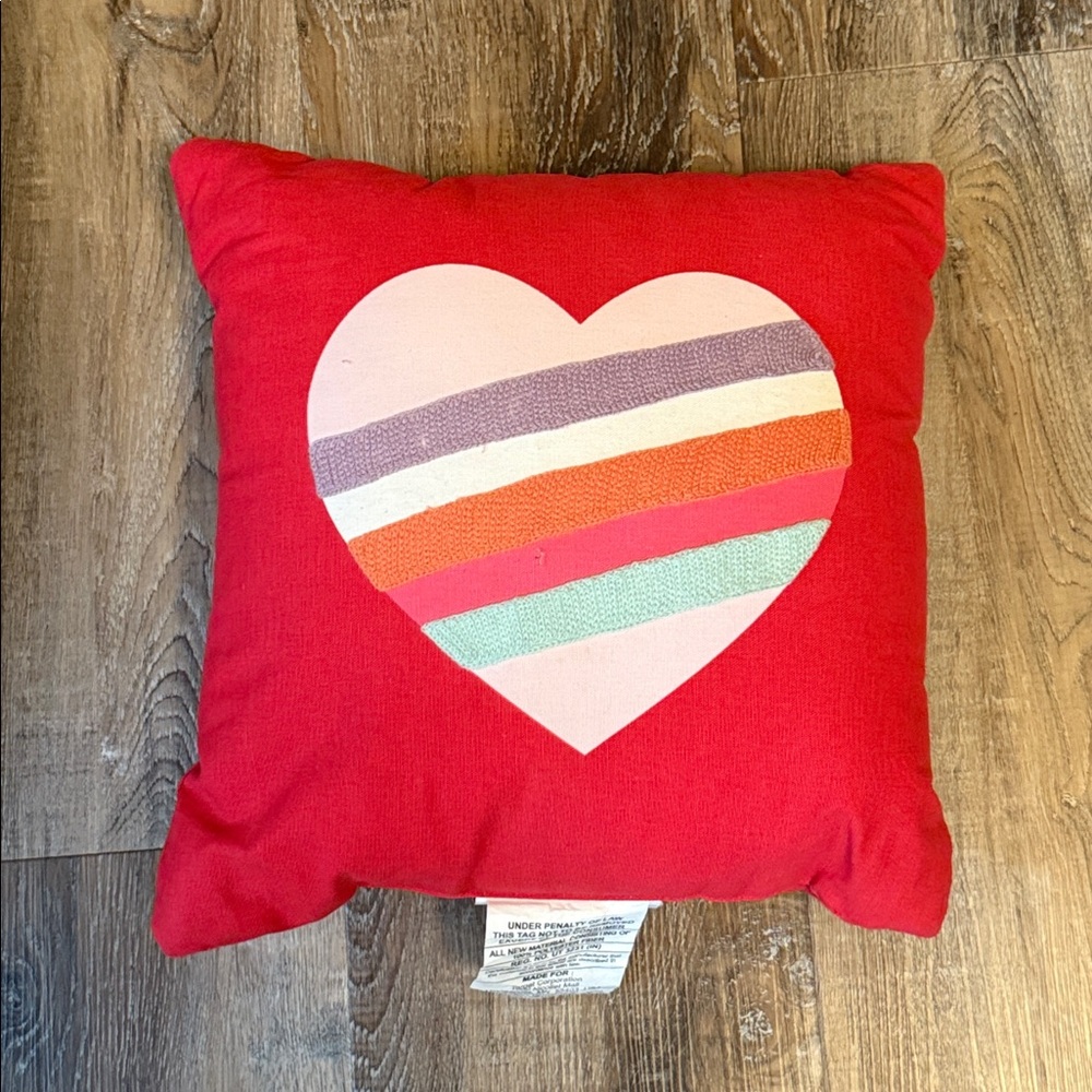 Spritz Vibrant Red Pillow